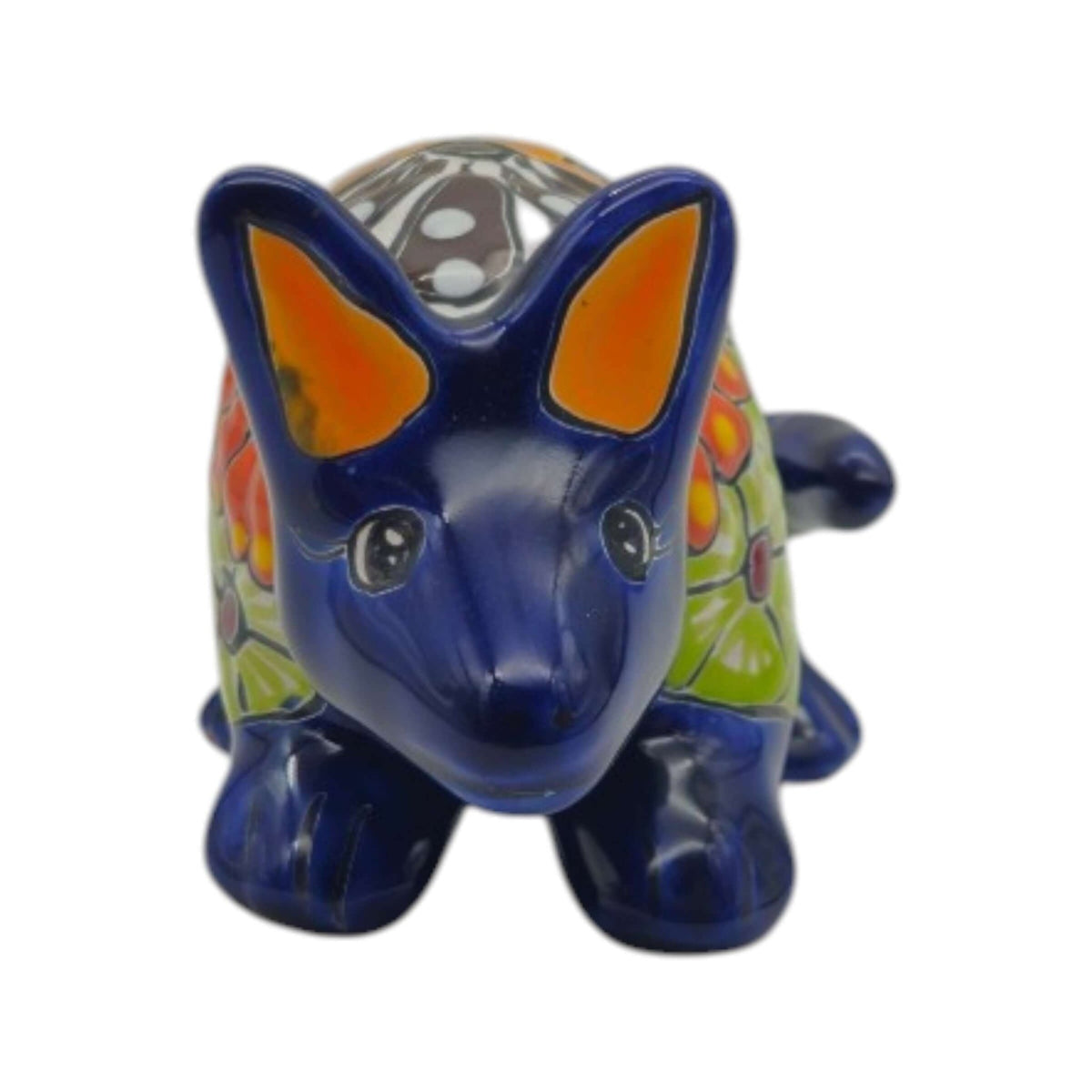 Talavera Armadillo Figurine | Hand-Painted Mexican Decor Talavera Figurine La Vie Bien Talavera Armadillo Figurine | Hand-Painted Mexican Decor