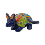 Talavera Armadillo Figurine | Hand-Painted Mexican Decor