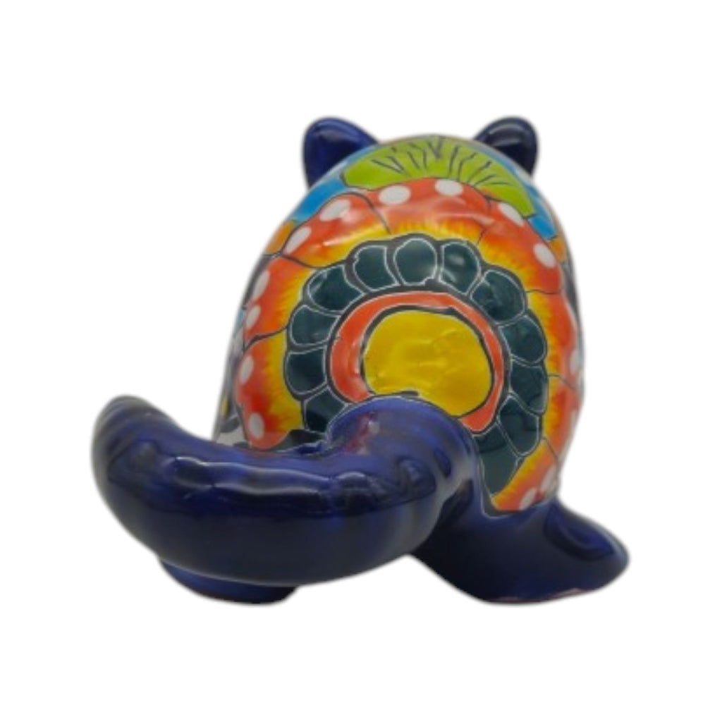 Talavera Armadillo Figurine | Hand-Painted Mexican Decor
