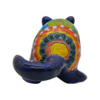 Talavera Armadillo Figurine | Hand-Painted Mexican Decor