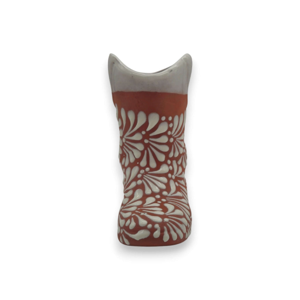 Talavera Boot Planter | Hand-Painted Mexican Pottery Accent Talavera Planter La Vie Bien Talavera Boot Planter | Hand-Painted Mexican Pottery Accent