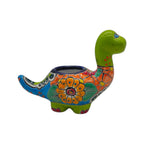 Talavera Brachiosaurus Planter | Colorful Mexican Succulent Pot Talavera Planter La Vie Bien Talavera Brachiosaurus Planter | Colorful Mexican Succulent Pot