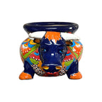 Talavera Bull Planter | Vibrant Mexican Ceramic Pottery