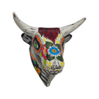 Talavera Bull Skull Wall Art | Day of the Dead Decor Talavera Wall Art La Vie Bien Talavera Bull Skull Wall Art | Day of the Dead Decor