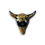Talavera Bull Skull Wall Decor | Handmade Mexican Longhorn Art Talavera Wall Art La Vie Bien Talavera Bull Skull Wall Decor | Handmade Mexican Longhorn Art