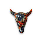Talavera Bull Skull Wall Decor | Handmade Mexican Longhorn Art Talavera Wall Art La Vie Bien Talavera Bull Skull Wall Decor | Handmade Mexican Longhorn Art