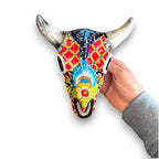 Talavera Bull Skull Wall Decor | Handmade Mexican Longhorn Art Talavera Wall Art La Vie Bien Talavera Bull Skull Wall Decor | Handmade Mexican Longhorn Art