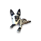 Talavera Bull Terrier Statue | Hand - Painted Colorful Dog Sculpture Talavera Statue La Vie Bien Talavera Bull Terrier Statue | Hand - Painted Colorful Dog Sculpture