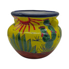Talavera Cactus Planter | Yellow Desert Design