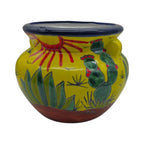 Talavera Cactus Planter | Yellow Desert Design Talavera Planter La Vie Bien Talavera Cactus Planter | Yellow Desert Design