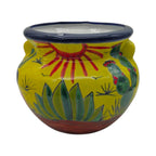 Talavera Cactus Planter | Yellow Desert Design Talavera Planter La Vie Bien Talavera Cactus Planter | Yellow Desert Design