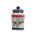 Talavera Canister Set | Dark Blue Mexican Kitchen Storage Jars Talavera Canister Set La Vie Bien Talavera Canister Set | Dark Blue Mexican Kitchen Storage Jars