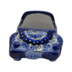 Talavera Car Planter | Small Blue & White Handmade Ceramic Pot Talavera Planter La Vie Bien Talavera Car Planter | Small Blue & White Handmade Ceramic Pot