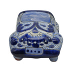 Talavera Car Planter | Small Blue & White Handmade Ceramic Pot Talavera Planter La Vie Bien Talavera Car Planter | Small Blue & White Handmade Ceramic Pot