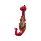 Talavera Cat Figurine | Multicolor Design Talavera Statue La Vie Bien Talavera Cat Figurine | Multicolor Design