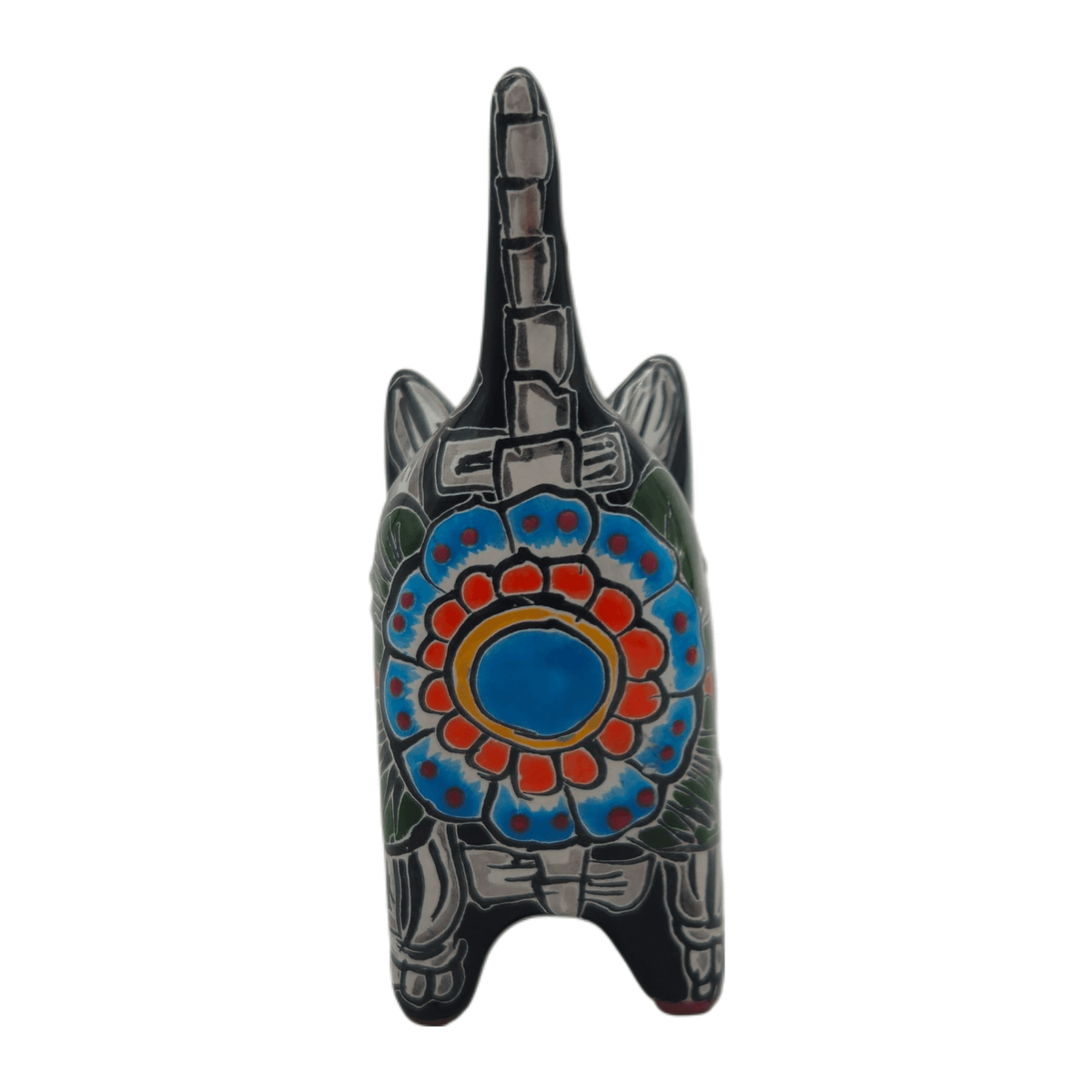 Talavera Cat Planter | Day of the Dead Ceramic Decor Talavera Planter La Vie Bien Talavera Cat Planter | Day of the Dead Ceramic Decor
