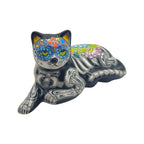 Talavera Cat Statue | Day of the Dead Mexican Ceramic Decor Talavera Figurine La Vie Bien Talavera Cat Statue | Day of the Dead Mexican Ceramic Decor
