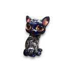 Talavera Cat Statue | Hand-Painted Mexican Folk Art Figurine Talavera Statue La Vie Bien Talavera Cat Statue | Hand-Painted Mexican Folk Art Figurine