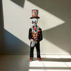 Talavera Catrin Statue | 33" Day of the Dead Figurine Talavera Statue La Vie Bien Talavera Catrin Statue | 33" Day of the Dead Figurine