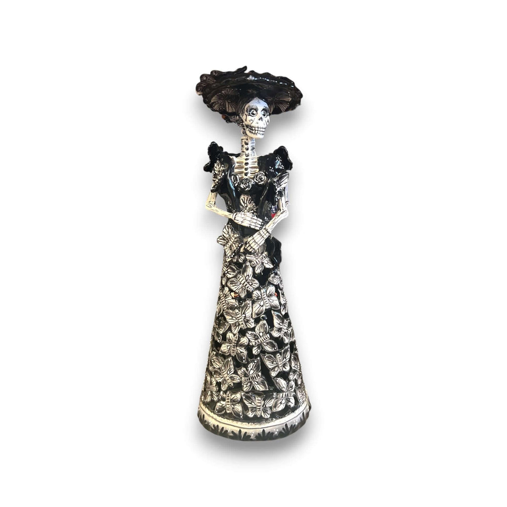 Talavera Catrina Figurine | Handmade Day of the Dead Skeleton Art Talavera Figurine La Vie Bien Talavera Catrina Figurine | Handmade Day of the Dead Skeleton Art