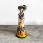 Talavera Catrina Figurine | Handmade Day of the Dead Skeleton Art Talavera Figurine La Vie Bien Talavera Catrina Figurine | Handmade Day of the Dead Skeleton Art