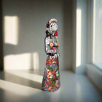 Talavera Catrina Statue | 33" Tall Day of the Dead Ceramic Figurine Talavera Statue La Vie Bien Talavera Catrina Statue | 33" Tall Day of the Dead Ceramic Figurine
