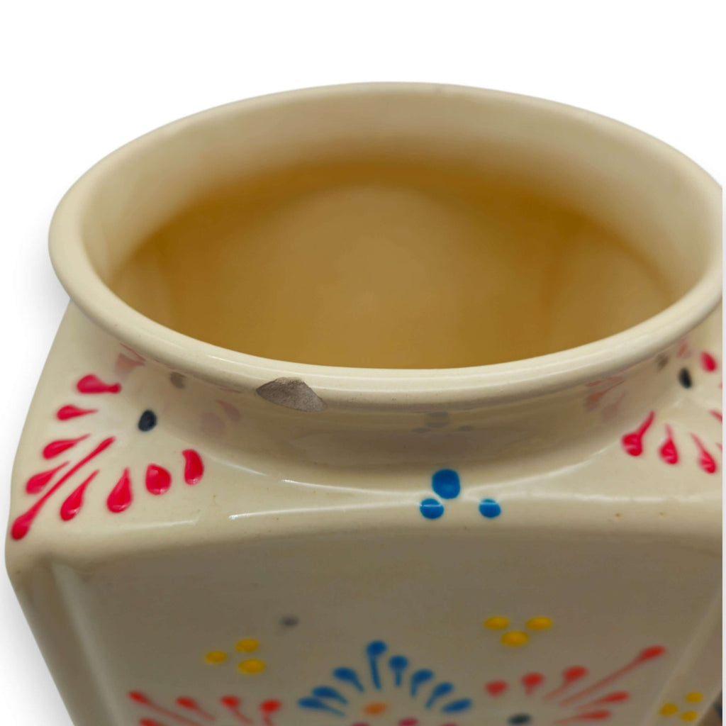 Talavera Ceramic Kitchen Canister Trio | White Multicolor Set Talavera Canister Set La Vie Bien Talavera Ceramic Kitchen Canister Trio | White Multicolor Set