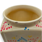 Talavera Ceramic Kitchen Canister Trio | White Multicolor Set Talavera Canister Set La Vie Bien Talavera Ceramic Kitchen Canister Trio | White Multicolor Set