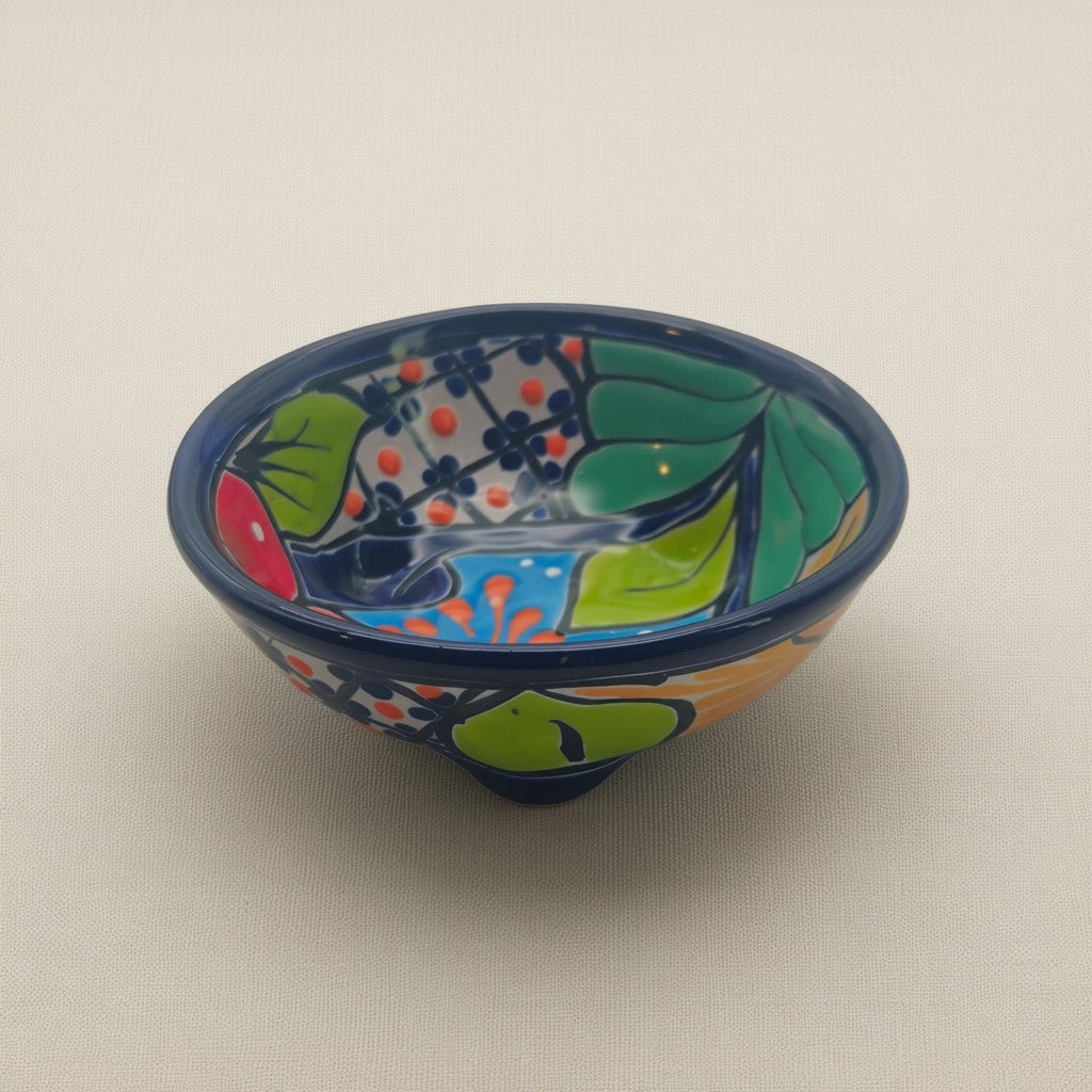 Talavera Ceramic Salsa Bowl | Handcrafted Mexican Dish Talavera Salsa Bowl La Vie Bien Talavera Ceramic Salsa Bowl | Handcrafted Mexican Dish