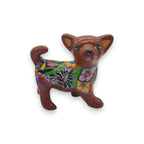 Talavera Chihuahua Dog Figurine | Handcrafted Mexican Art Talavera Figurine La Vie Bien Talavera Chihuahua Dog Figurine | Handcrafted Mexican Art