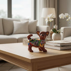 Talavera Chihuahua Dog Figurine | Handcrafted Mexican Art