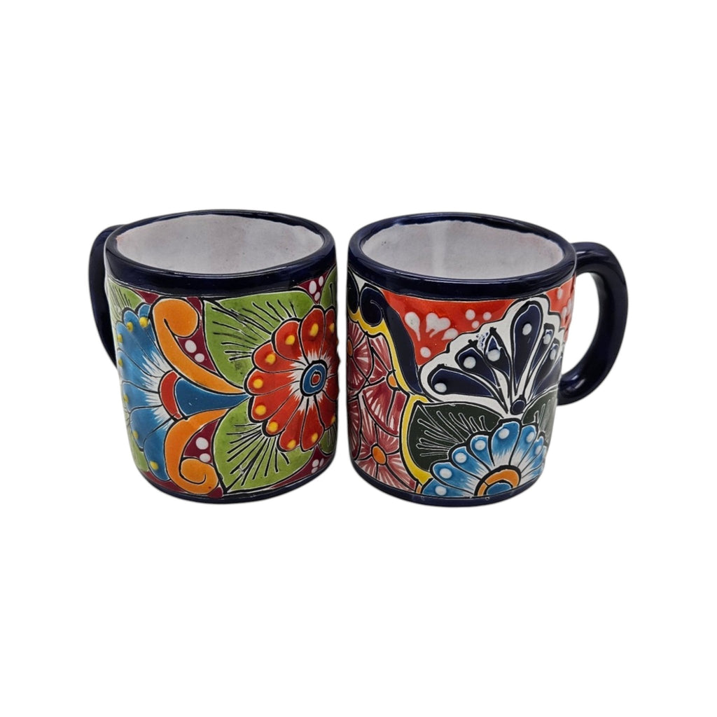Talavera Coffee Mug | Hand-Painted Mexican Ceramic Cup Talavera Mug La Vie Bien Talavera Coffee Mug | Hand-Painted Mexican Ceramic Cup