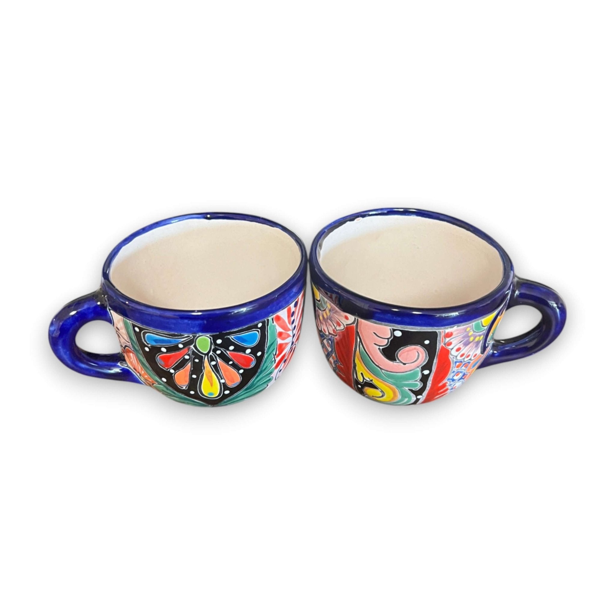 Talavera Coffee Mug | Hand - Painted Mexican Ceramic Cup Talavera Mug La Vie Bien Talavera Coffee Mug | Hand - Painted Mexican Ceramic Cup