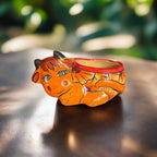 Talavera Cow Planter | Hand - Painted Mexican Ceramic Animal Pot Talavera Planter La Vie Bien Talavera Cow Planter | Hand - Painted Mexican Ceramic Animal Pot
