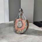 Talavera Day of the Dead Catrina | Colorful Dress Figurine Talavera Figurine La Vie Bien Talavera Day of the Dead Catrina | Colorful Dress Figurine