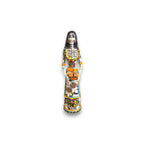 Talavera Day of the Dead Catrina | Pan Dulce Wedding Decoration Talavera Figurine La Vie Bien Talavera Day of the Dead Catrina | Pan Dulce Wedding Decoration