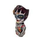 Talavera Day of the Dead Face Planter | Handmade Skull Ceramic Pot Talavera Planter La Vie Bien Talavera Day of the Dead Face Planter | Handmade Skull Ceramic Pot