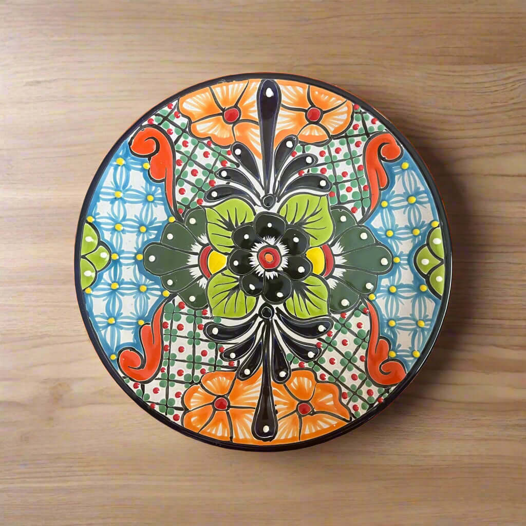 Talavera Dinnerware Set | 26 - Piece Floral Tableware for 8 Talavera Dinnerware Set La Vie Bien Talavera Dinnerware Set | 26 - Piece Floral Tableware for 8
