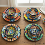 Talavera Dinnerware Set | 33 - Piece Mexican Dish Set for 8 Talavera Dinnerware Set La Vie Bien Talavera Dinnerware Set | 33 - Piece Mexican Dish Set for 8