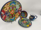 Talavera Dinnerware Set | 34-Piece Mexican Tableware for 8 Talavera Dinnerware Set La Vie Bien Talavera Dinnerware Set | 34-Piece Mexican Tableware for 8
