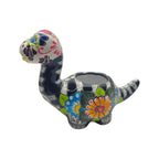 Talavera Dinosaur Planter | Day of the Dead Brachiosaurus Talavera Planter La Vie Bien Talavera Dinosaur Planter | Day of the Dead Brachiosaurus