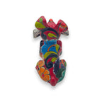 Talavera Dog Holding Newspaper Statue | Colorful Mexican Garden Art Talavera Statue La Vie Bien Talavera Dog Holding Newspaper Statue | Colorful Mexican Garden Art