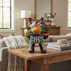 Talavera Donkey Planter | Colorful Day of the Dead Art