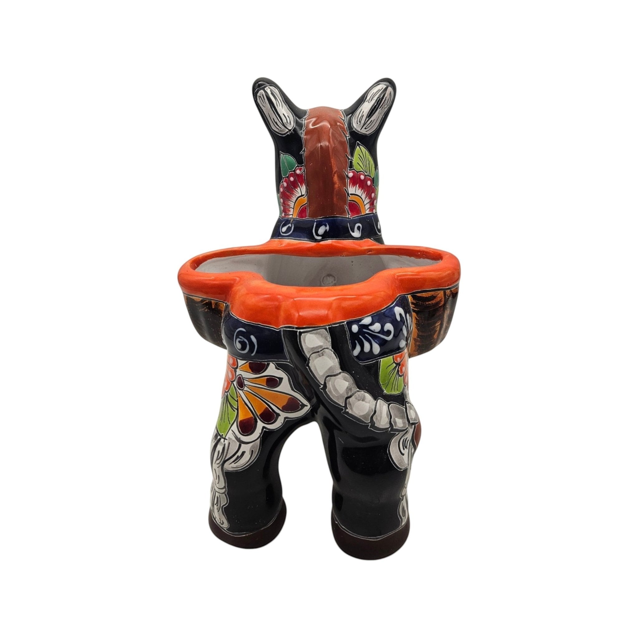 Talavera Donkey Planter | Colorful Day of the Dead Art Talavera Planter La Vie Bien Talavera Donkey Planter | Colorful Day of the Dead Art