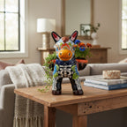 Talavera Donkey Planter | Colorful Day of the Dead Art Talavera Planter La Vie Bien Talavera Donkey Planter | Colorful Day of the Dead Art