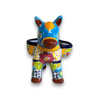 Talavera Donkey Planter | Handmade Mexican Ceramic Burro Pot Talavera Planter La Vie Bien Talavera Donkey Planter | Handmade Mexican Ceramic Burro Pot