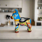 Talavera Donkey Planter | Handmade Mexican Ceramic Burro Pot Talavera Planter La Vie Bien Talavera Donkey Planter | Handmade Mexican Ceramic Burro Pot