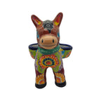 Talavera Donkey Planter | Vibrant Mexican Burro Pot