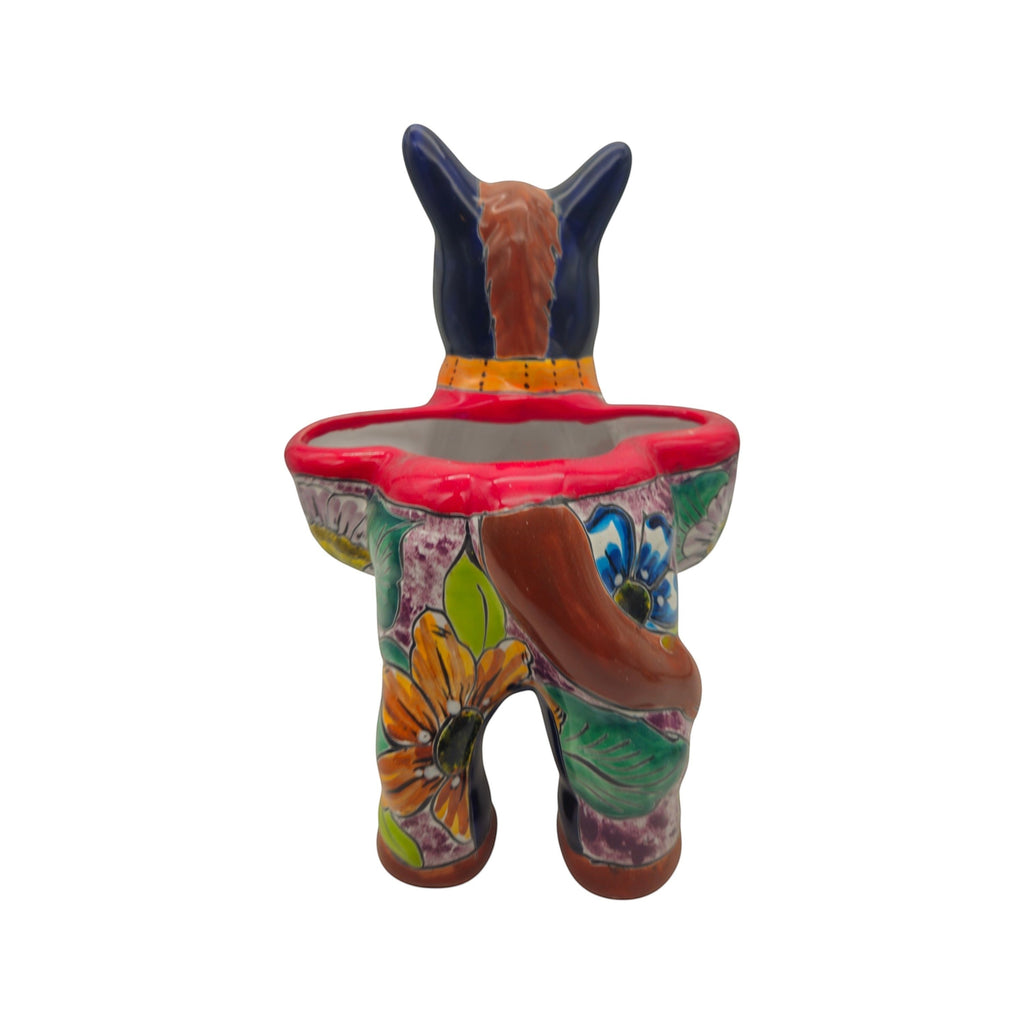Talavera Donkey Planter | Vibrant Mexican Burro Pot
