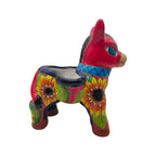 Talavera Donkey Planter | Vibrant Mexican Burro Pot